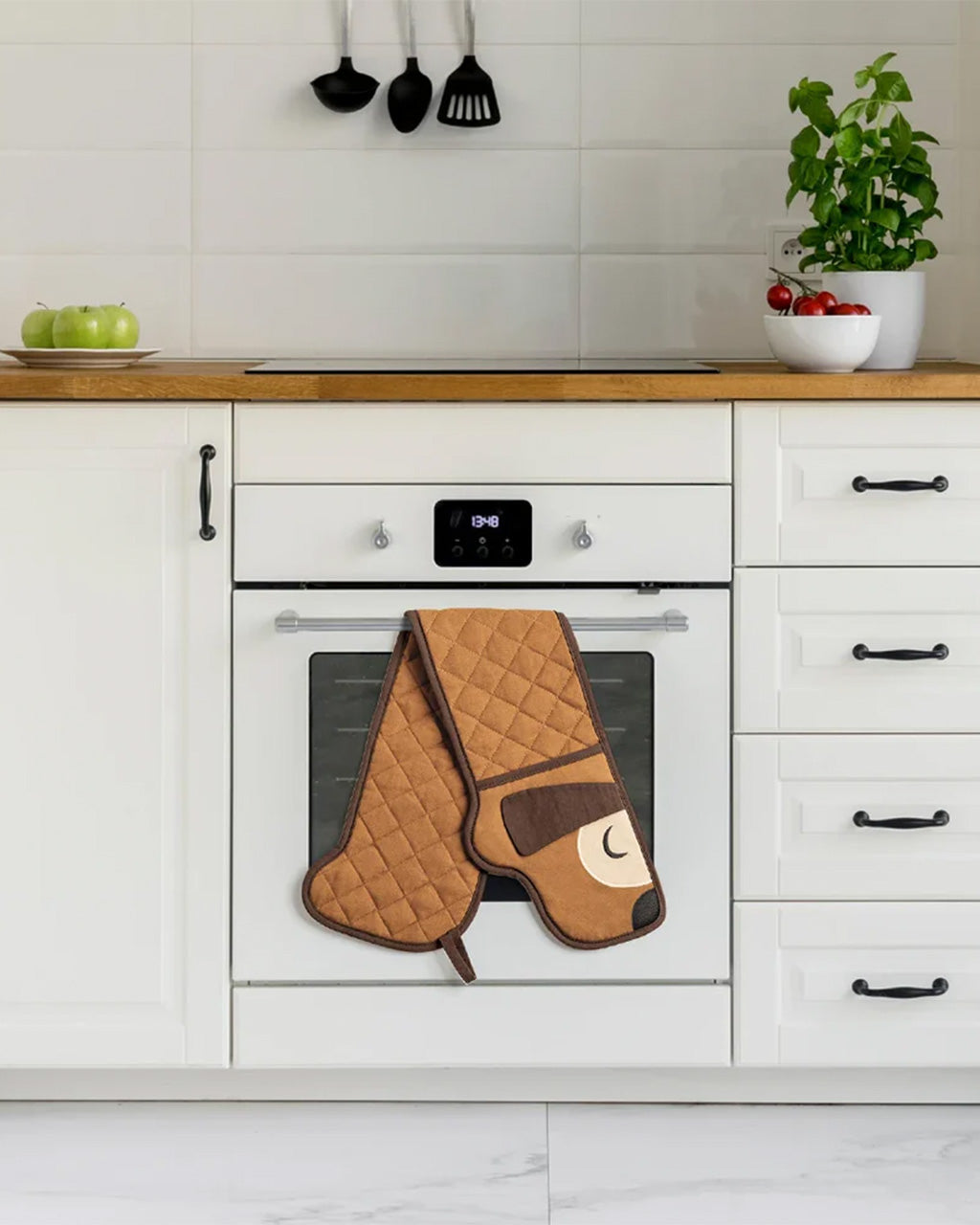 Hot Dog Double Oven Mitts