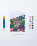 Mini Unframed Paint By Numbers - Lush Garden