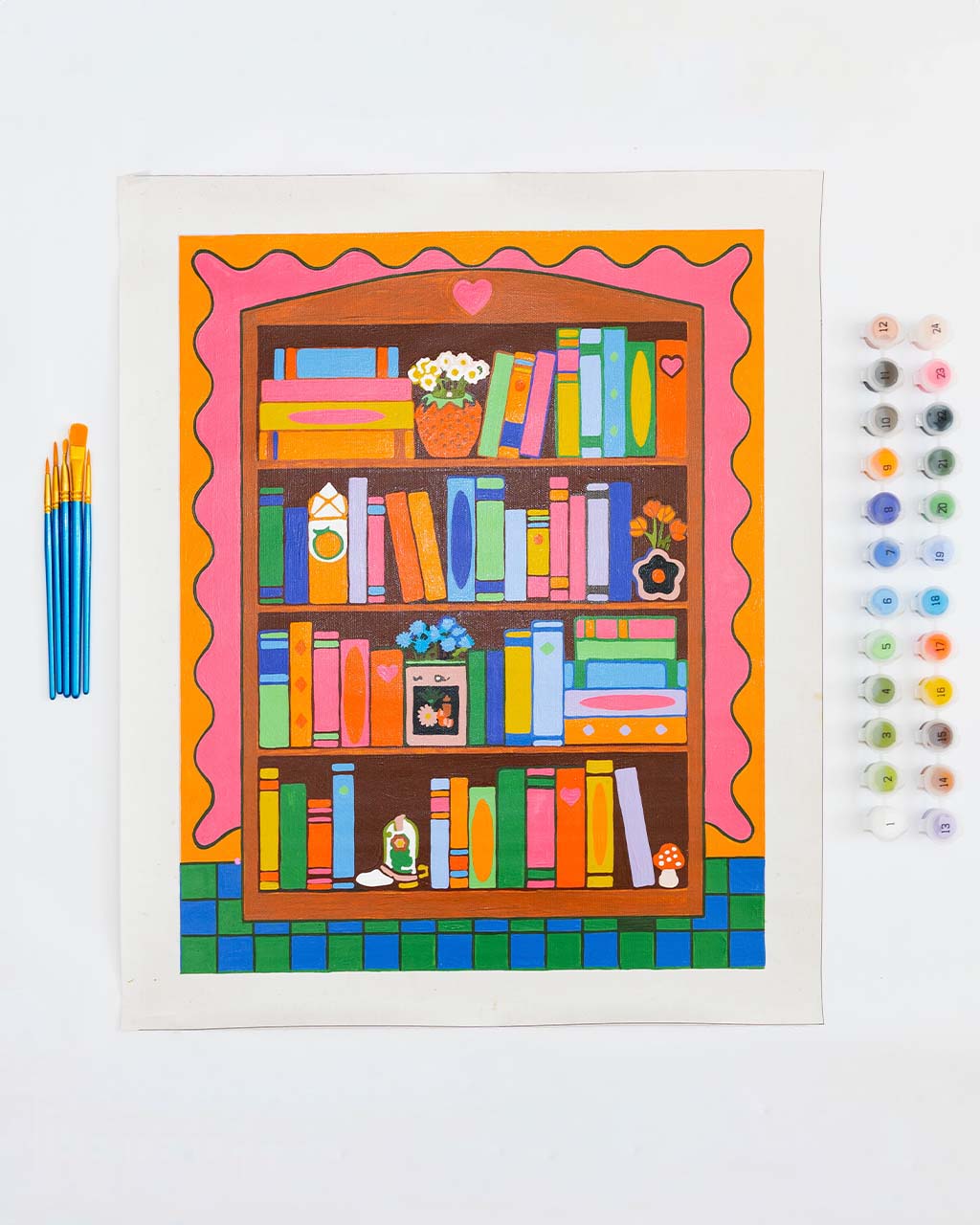Paint By Numbers - Bookshelf