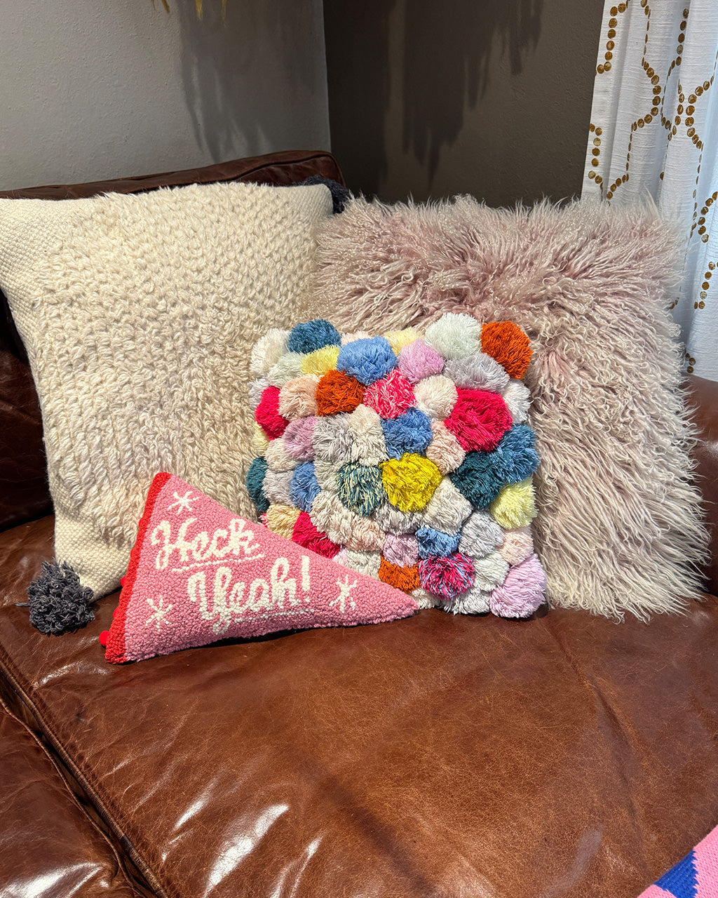 Heck Yeah Hook Pillow