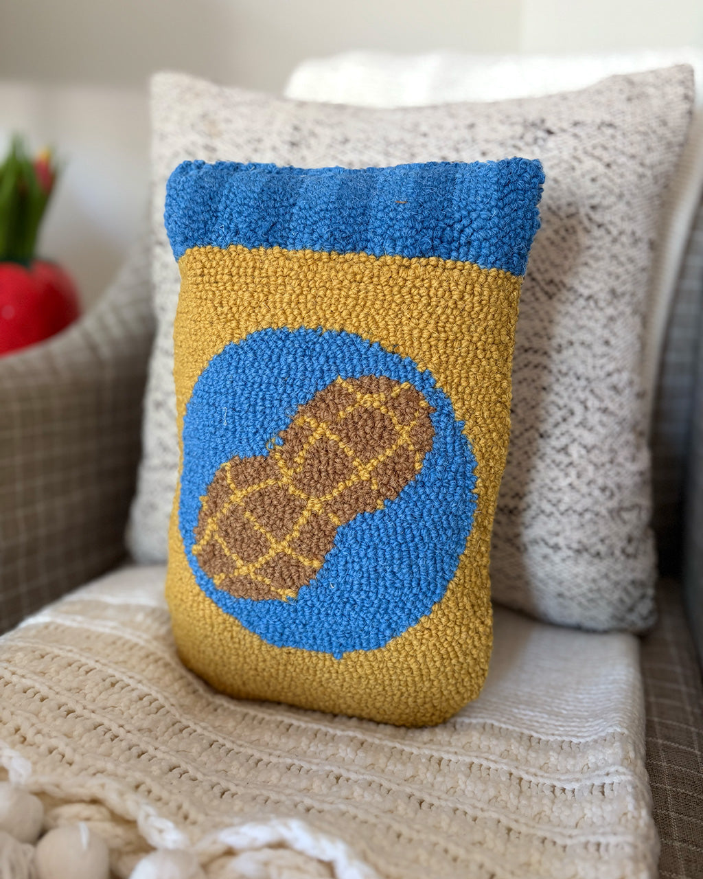 Peanut Butter Hook Pillow