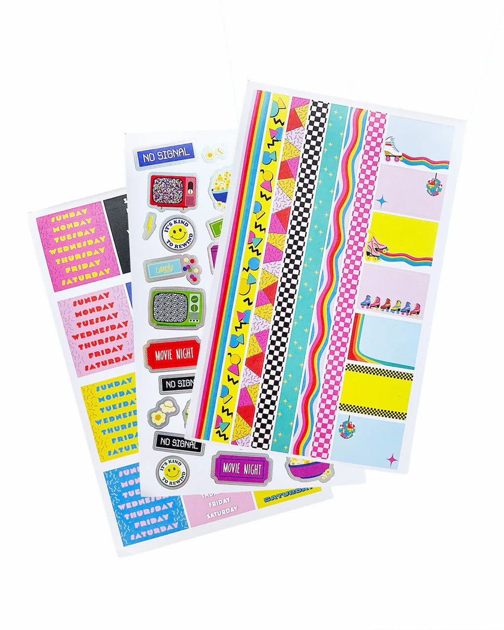 80's Planner Sticker Pad