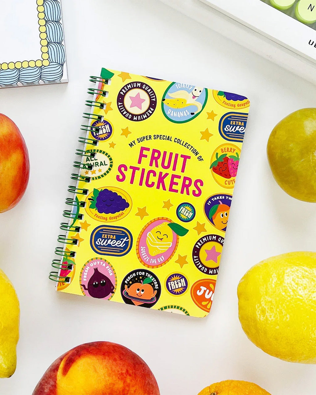 Fruit Sticker Journal Book