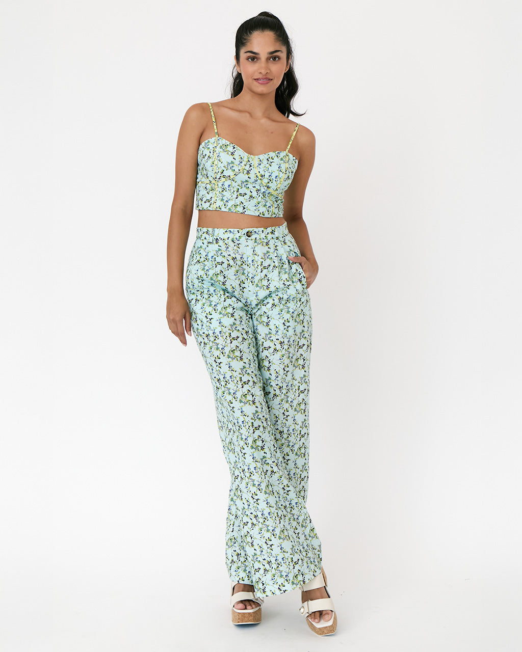 Rose Pants - Blueberries