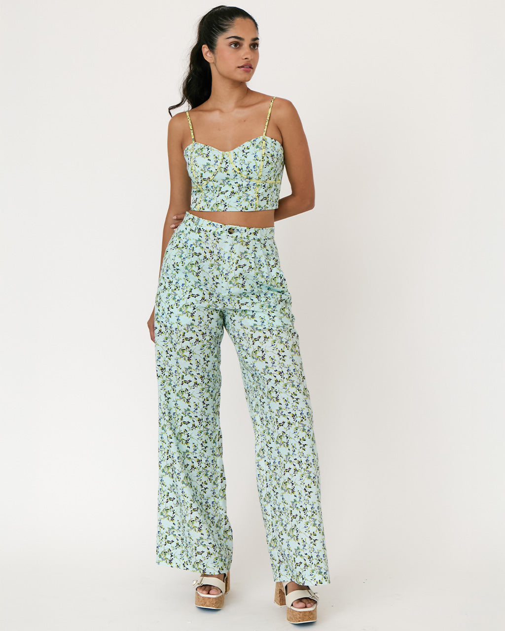 Rose Pants - Blueberries