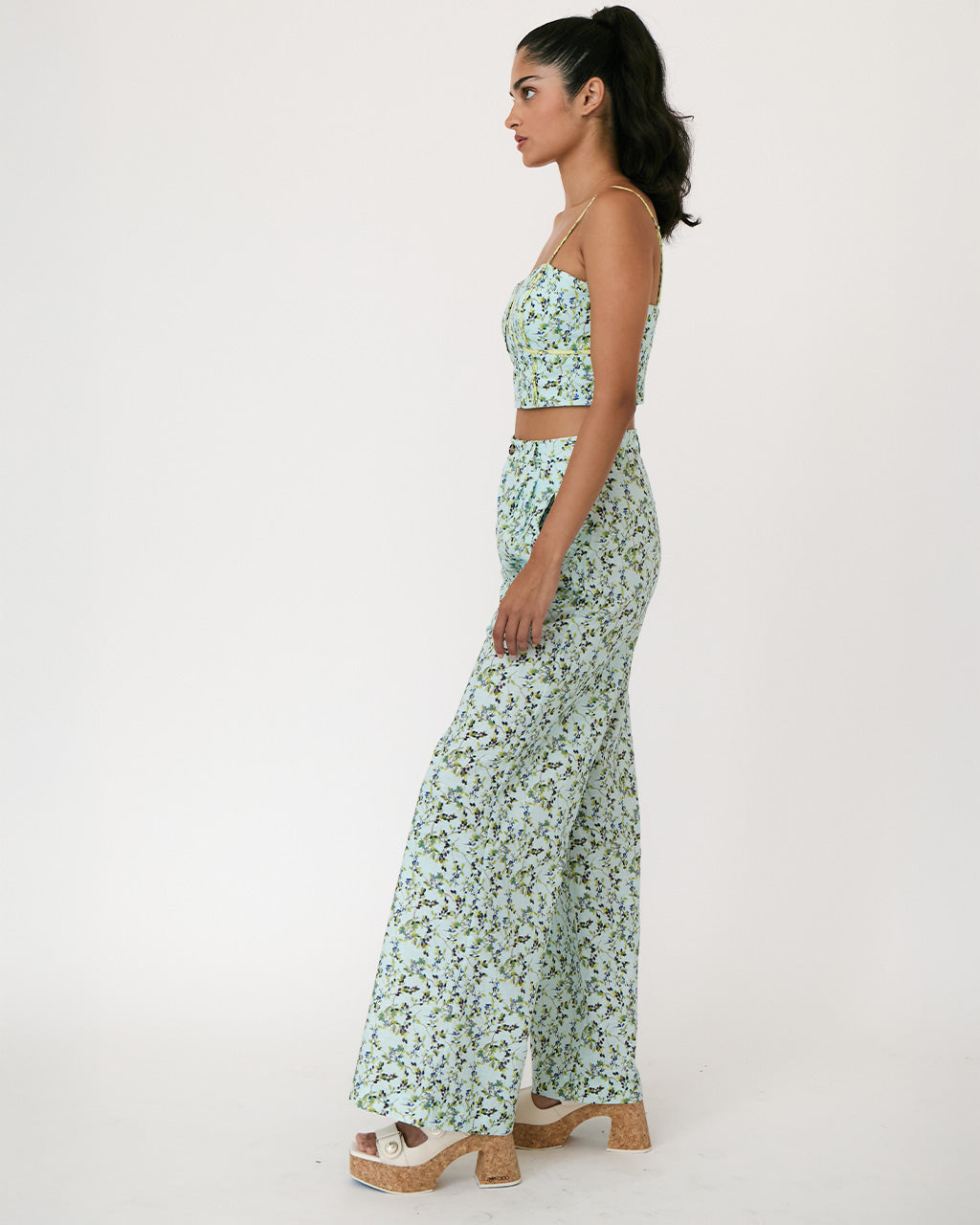 Rose Pants - Blueberries