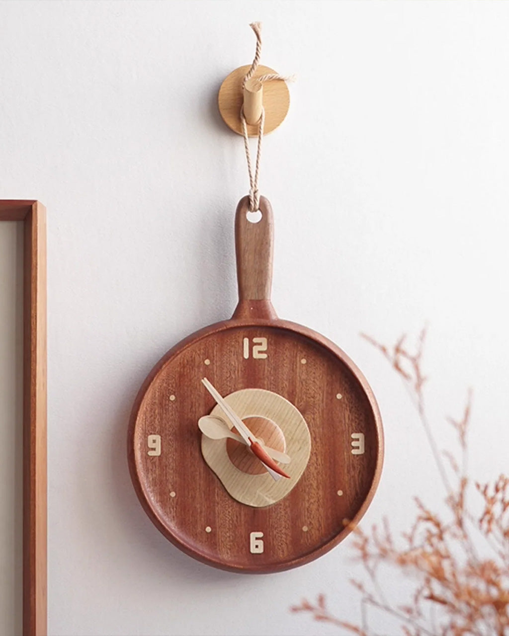 Sunny Side Up Wooden Wall Clock