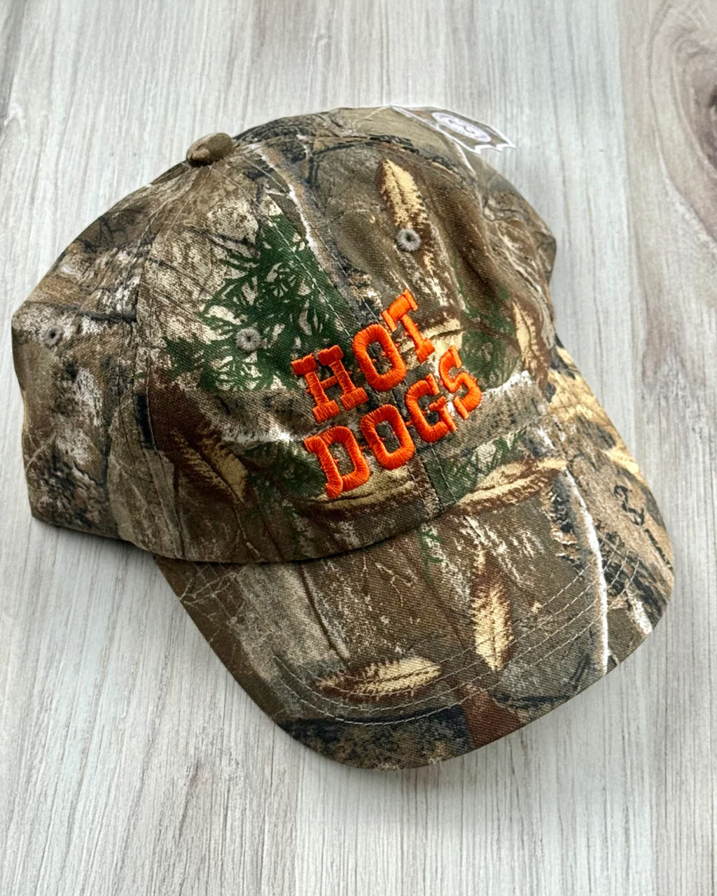 Hot Dogs Camo Dad Hat