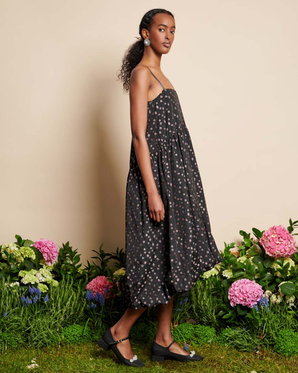 Pepper Cami Dress - Pink Floral