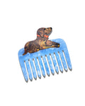 Hand-Painted Dachshund Pocket Comb