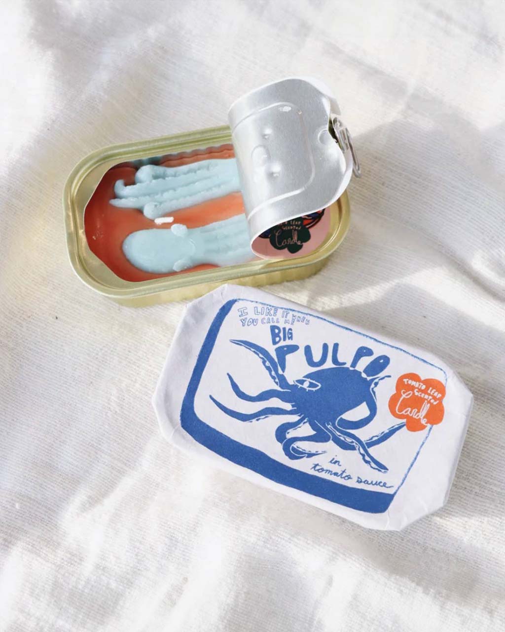 Tinned Fish Candle - Pulpo in Tomato Sauce