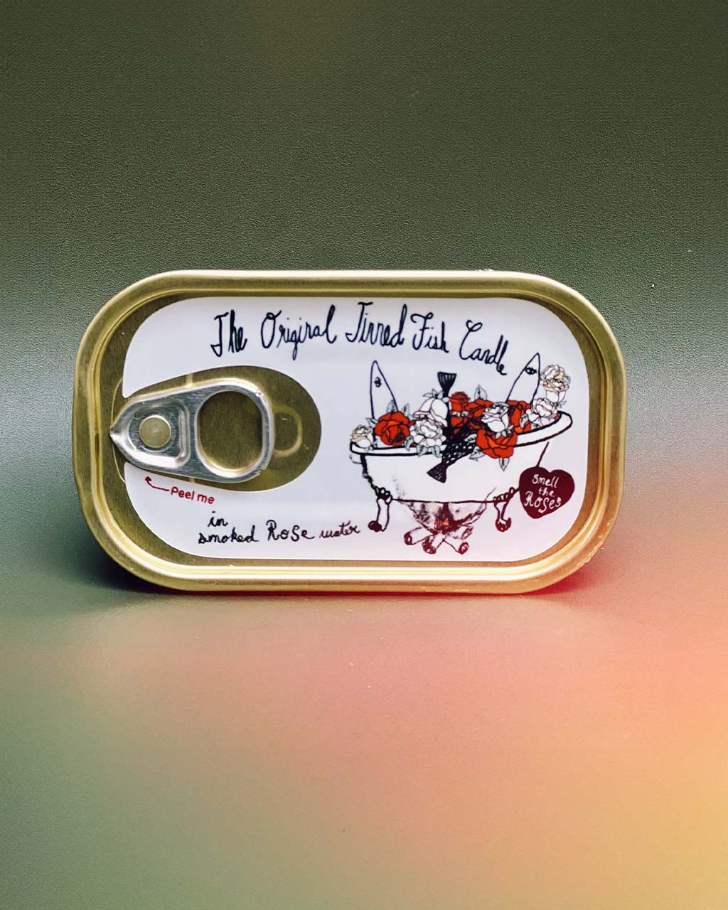 Tinned Fish Candle - Smoked Rose Water