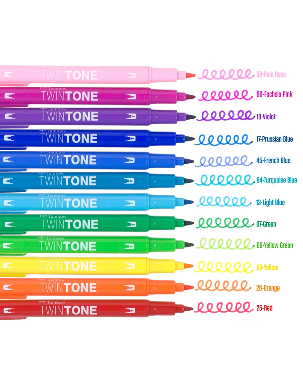 Twintone Marker Set: Rainbow