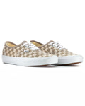 Authentic Checkerboard Sneaker - Aluminum + Oatmeal