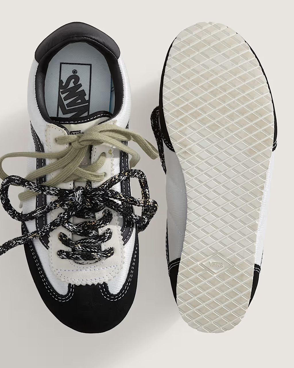 Super Low Pro Sneaker - Satin Black + Silver
