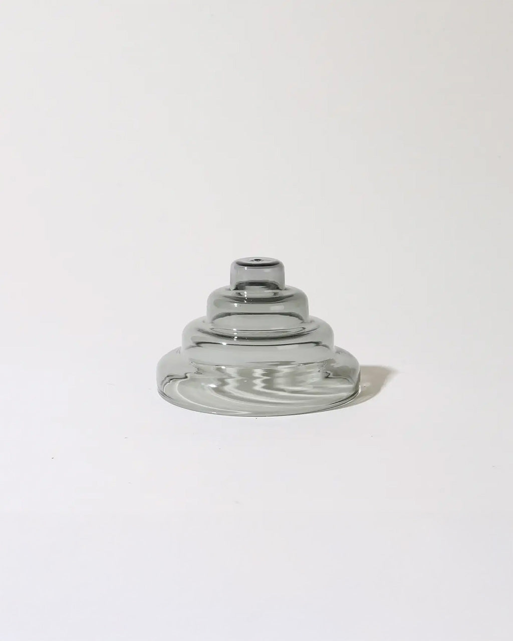 Glass Meso Incense Holder - Gray