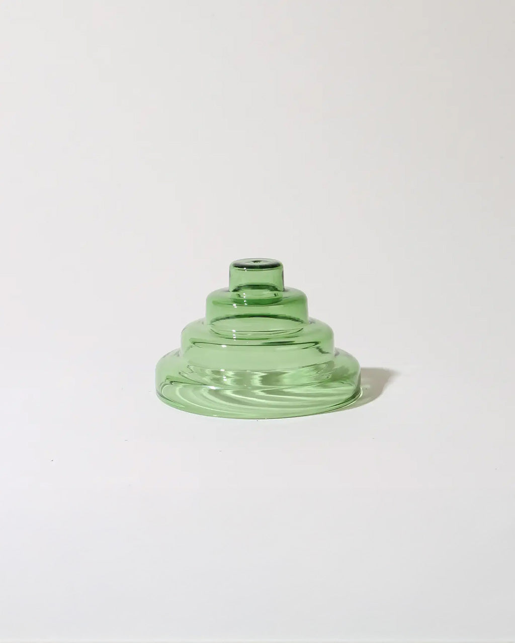 Glass Meso Incense Holder - Verde