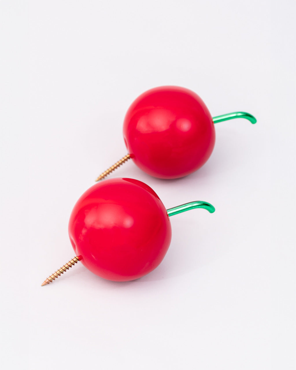 Cherry Wall Hooks - Set of 2