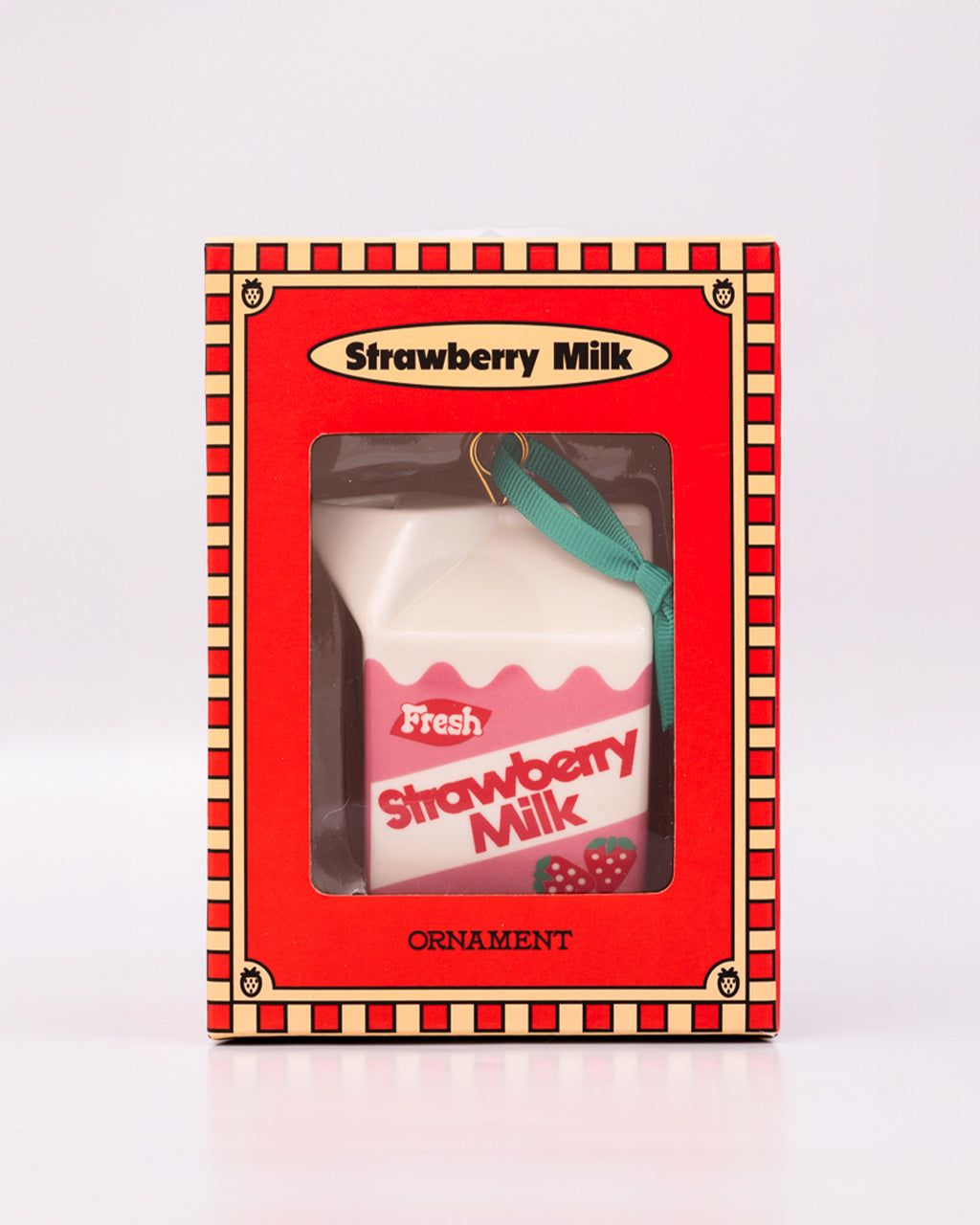 Strawberry Milk Ornament