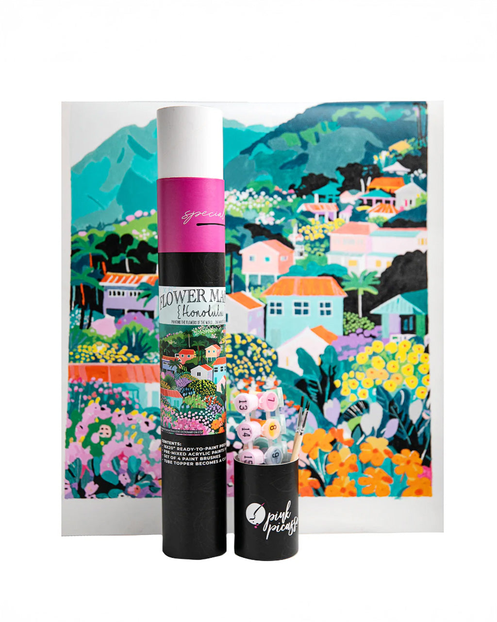 Flower Market Paint By Numbers - Honolulu