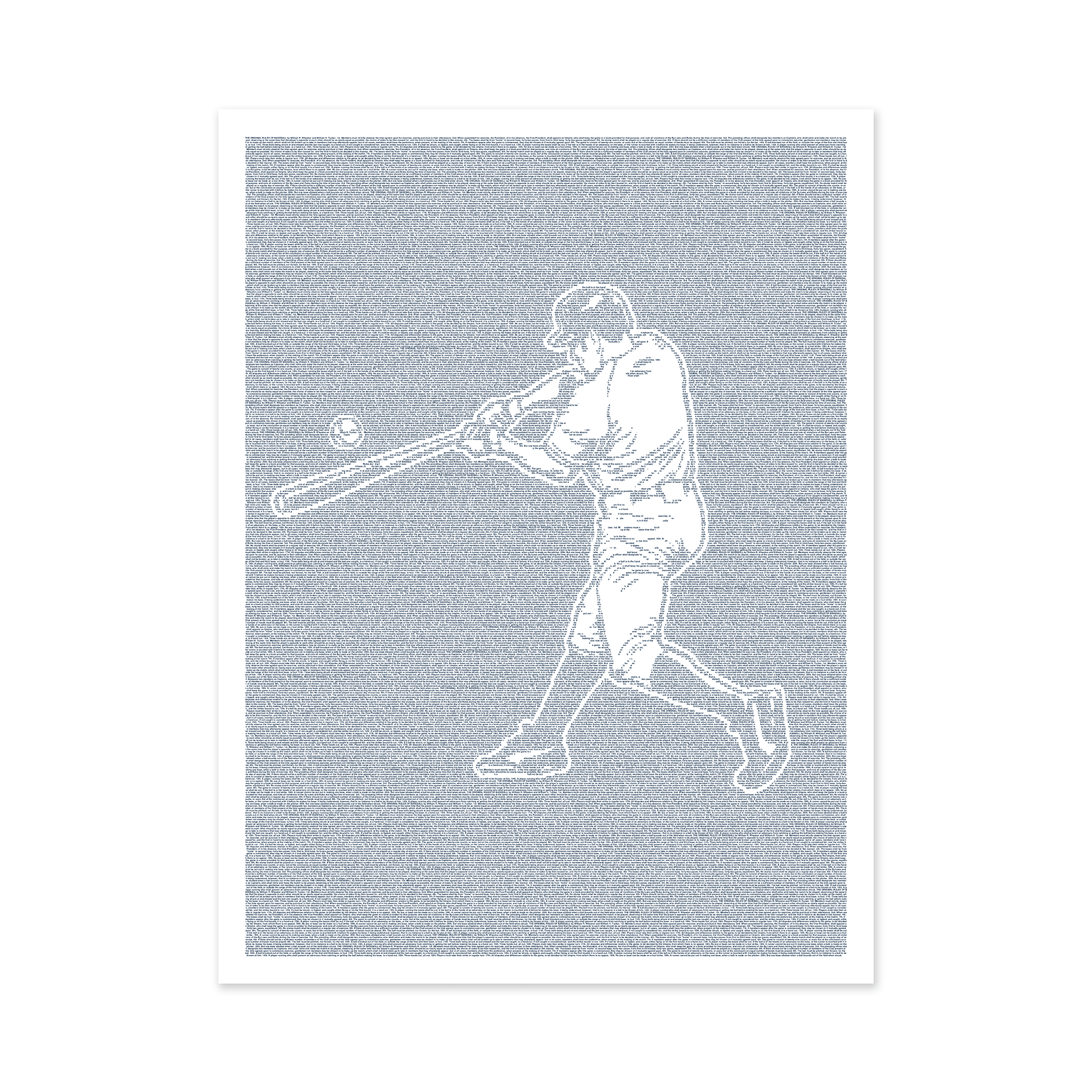 The Original Rules of Baseball