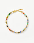 Beaded Bracelet | 18ct Gold Plated/Multi Beaded