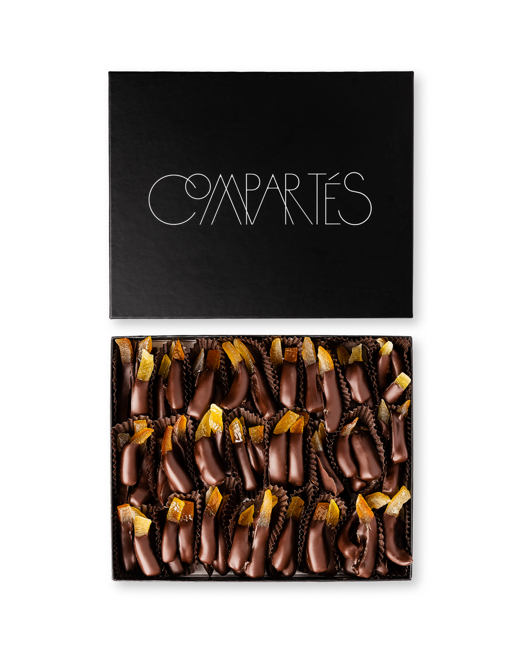 Chocolate Dipped Orange Peels Gift Box