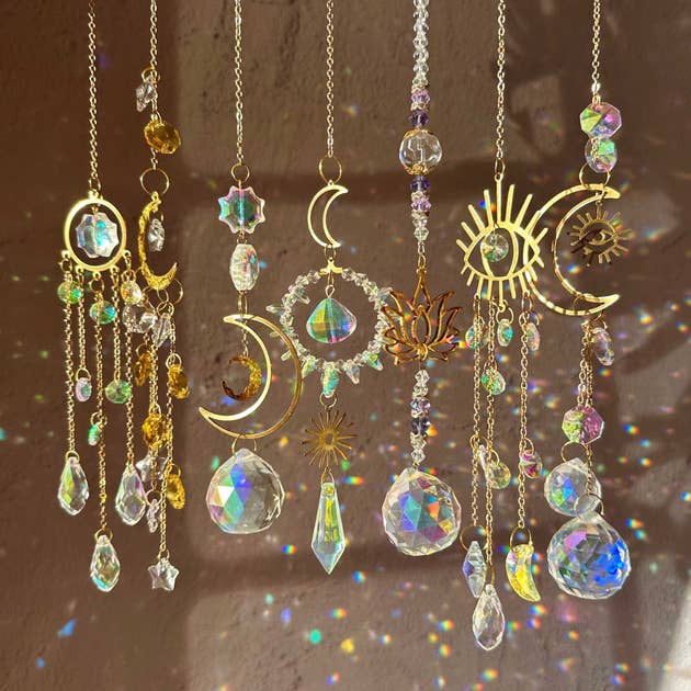Fairy Lights Suncatcher – Whimsical Rainbow Prism Decor