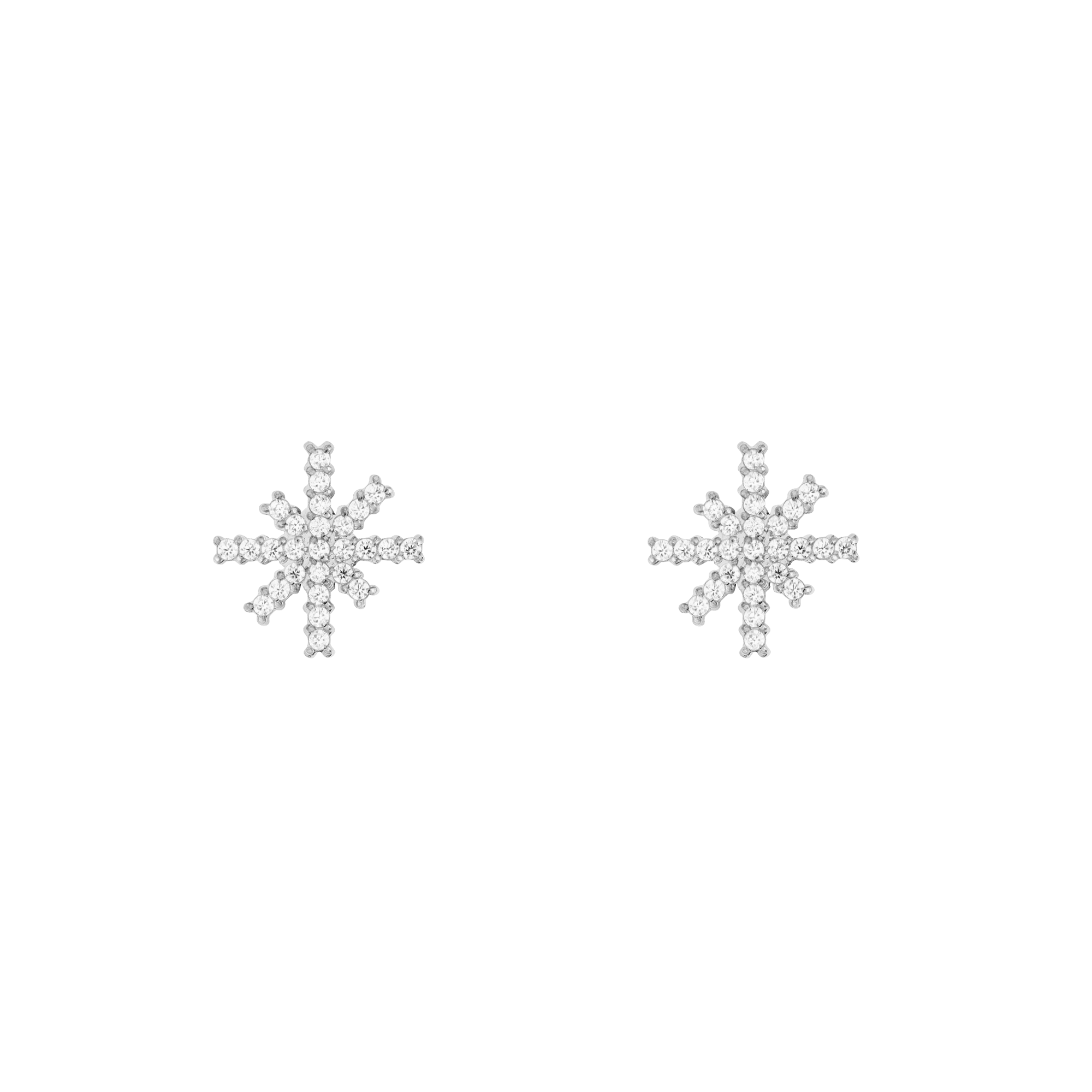 Mirelle Star Earrings Silver