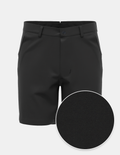 Cashmere Finish Stretch Twill Short - Black
