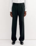 West Coast Pant in Wool Gabardine Black