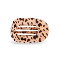 Blonde Tortoise Medium Flat Round Hair Clip