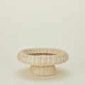 Rattan Pedestal Bowl - Natural