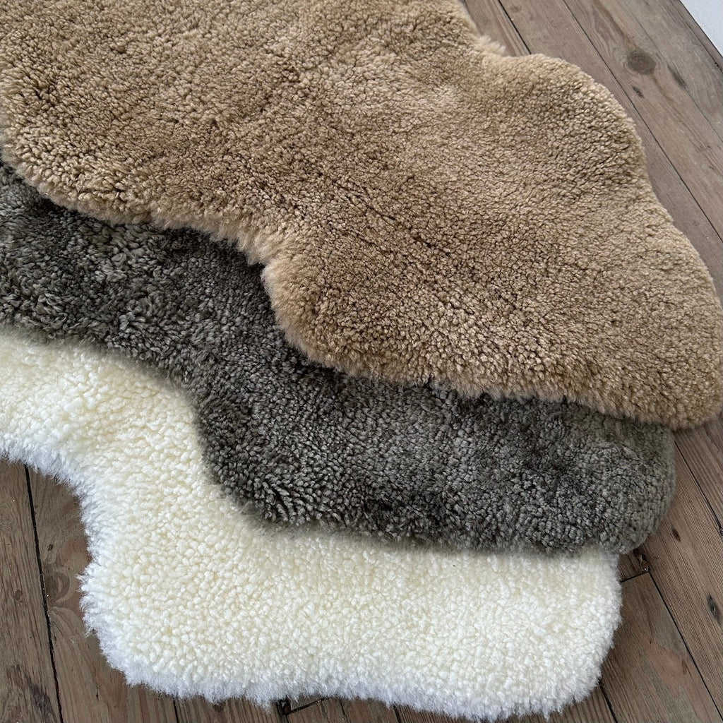Curly Shearling Sheepskin Double Pelt