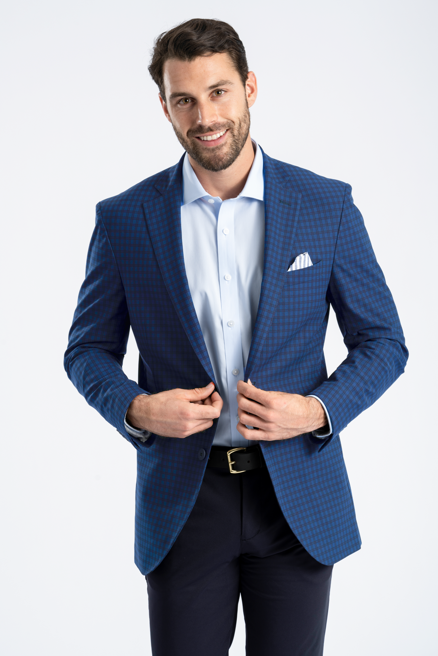 Performance Blazer // Blue Check