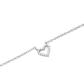 Mirelle Heart Necklace Silver