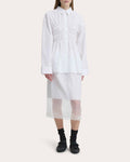 Braxton Ruched Cotton Button-Up