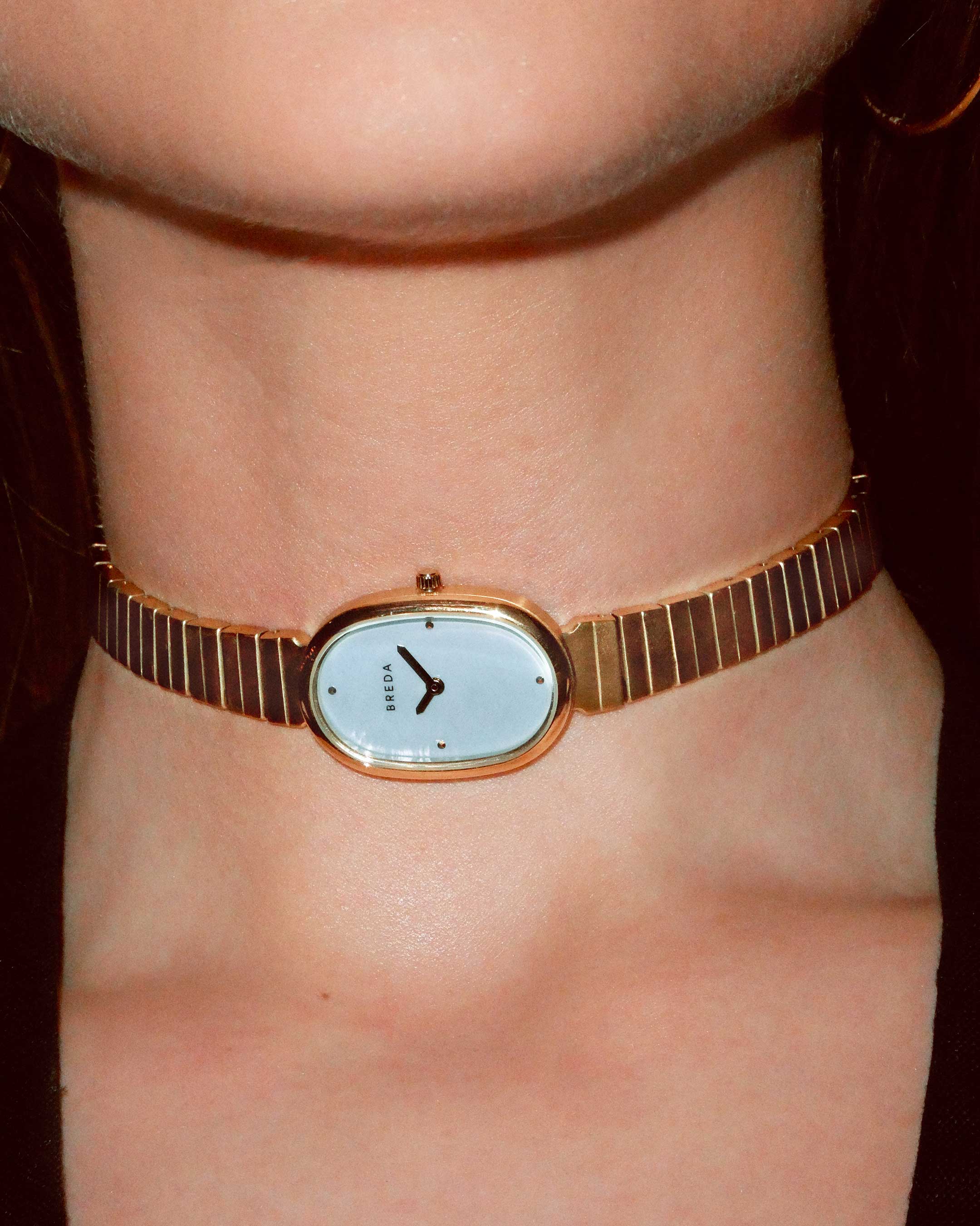 Jane (Time Choker) - Gold/Sky