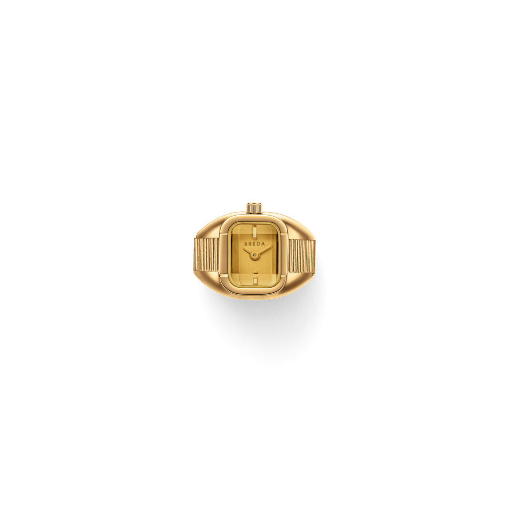Nocturne Time Ring - Deep Gold/Amber