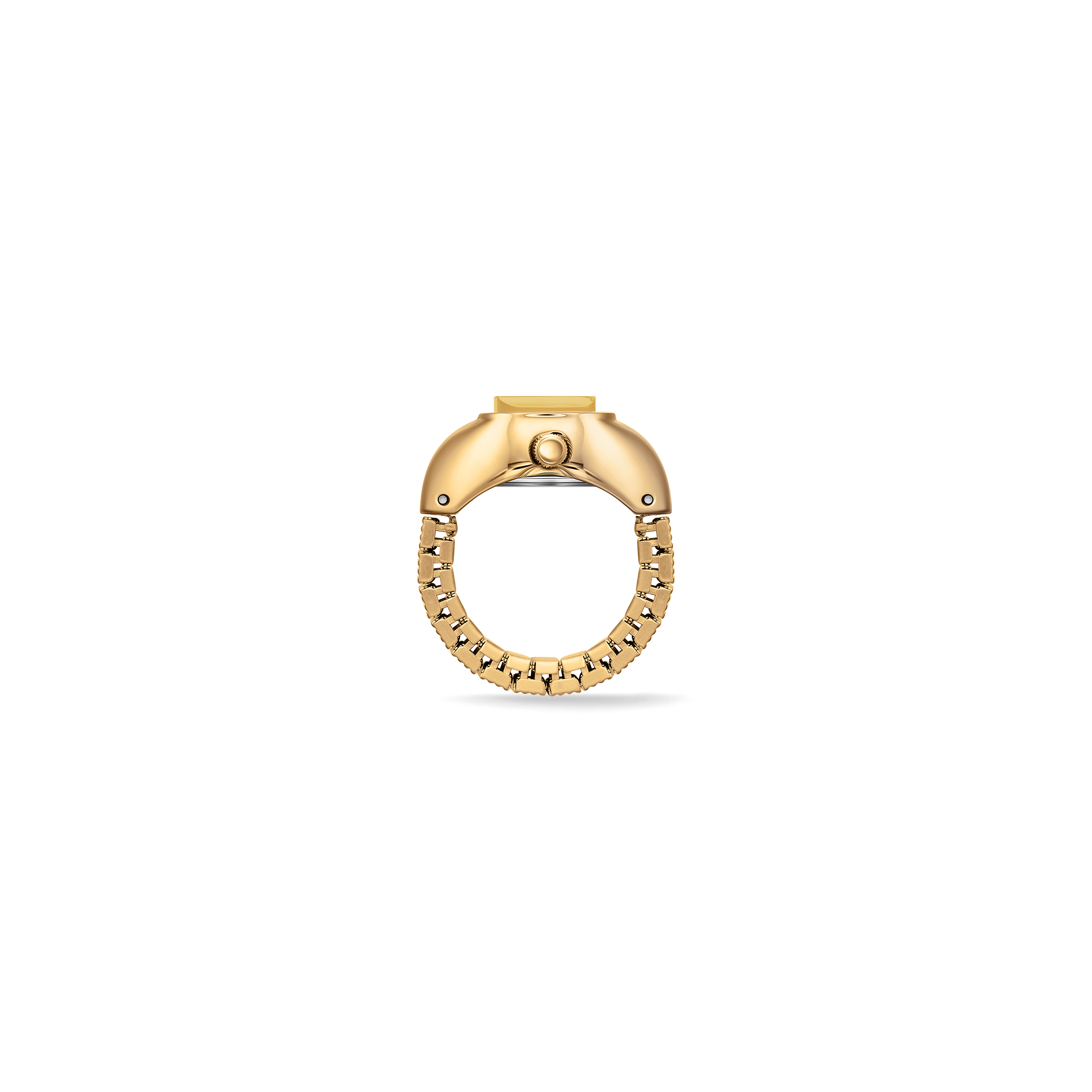 Nocturne Time Ring - Deep Gold/Amber