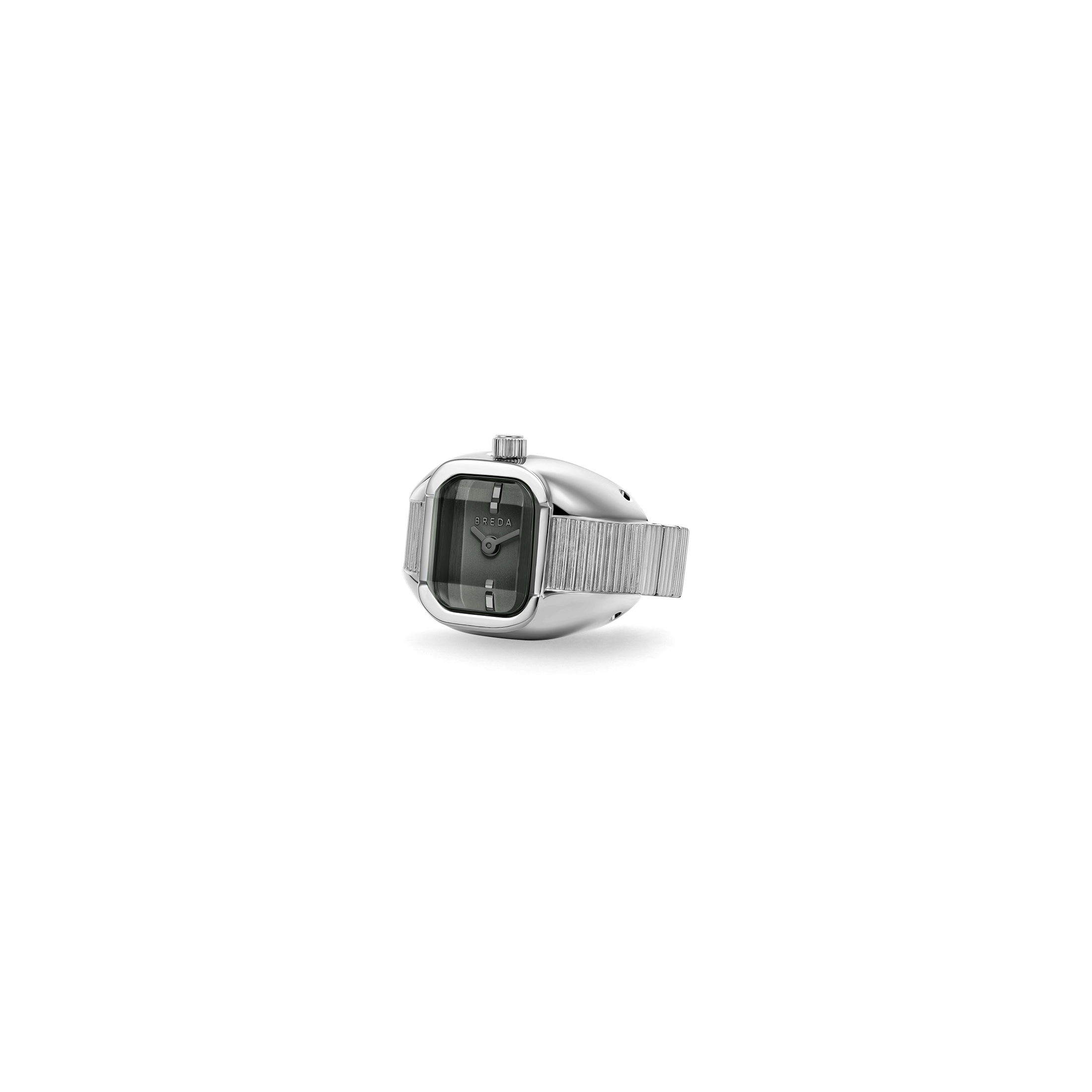 Nocturne Time Ring - Silver/Smoke