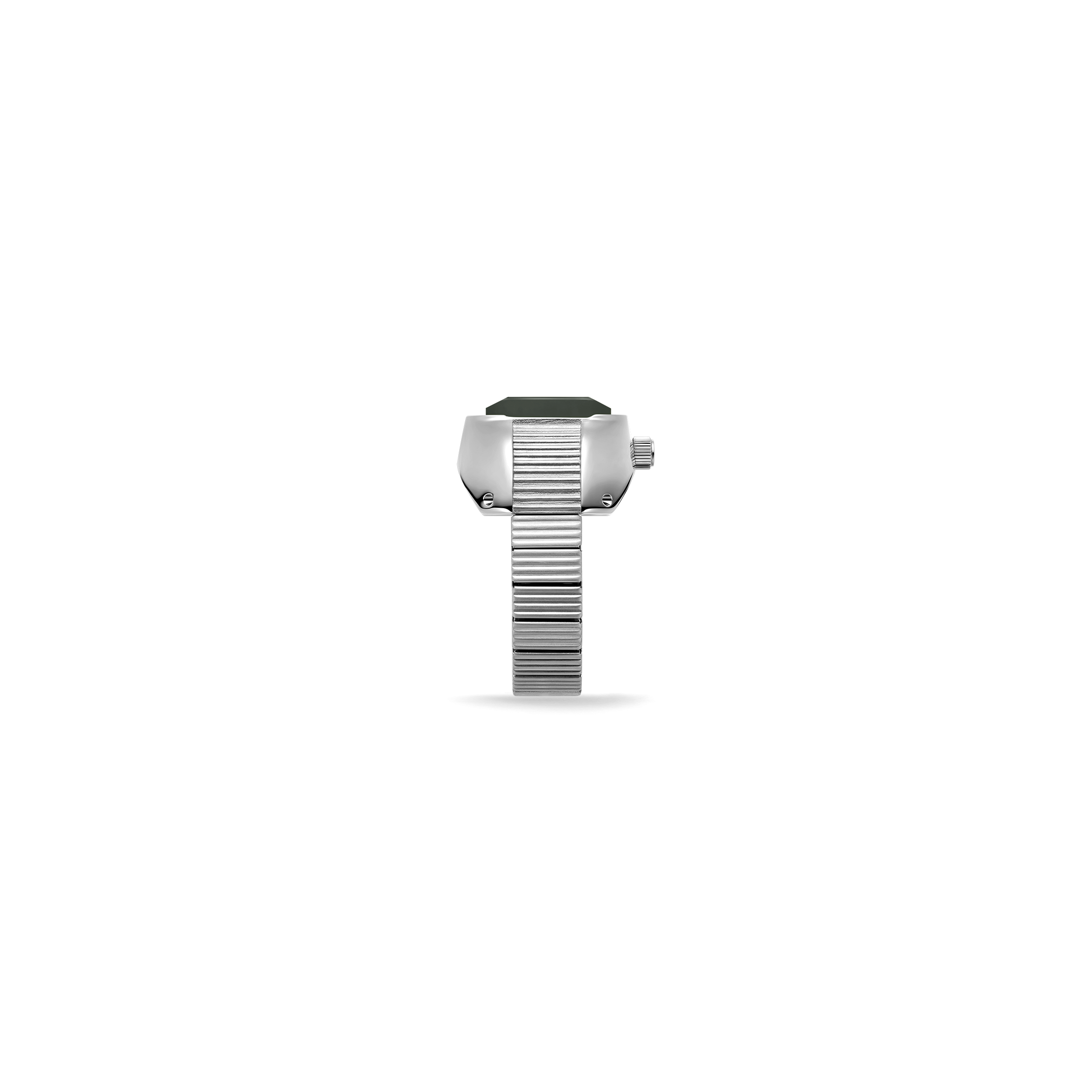 Nocturne Time Ring - Silver/Smoke