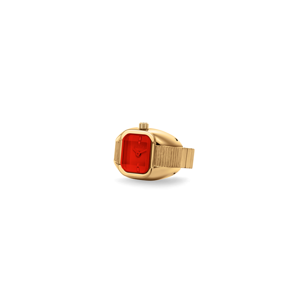 Nocturne Time Ring - Deep Gold/Flame