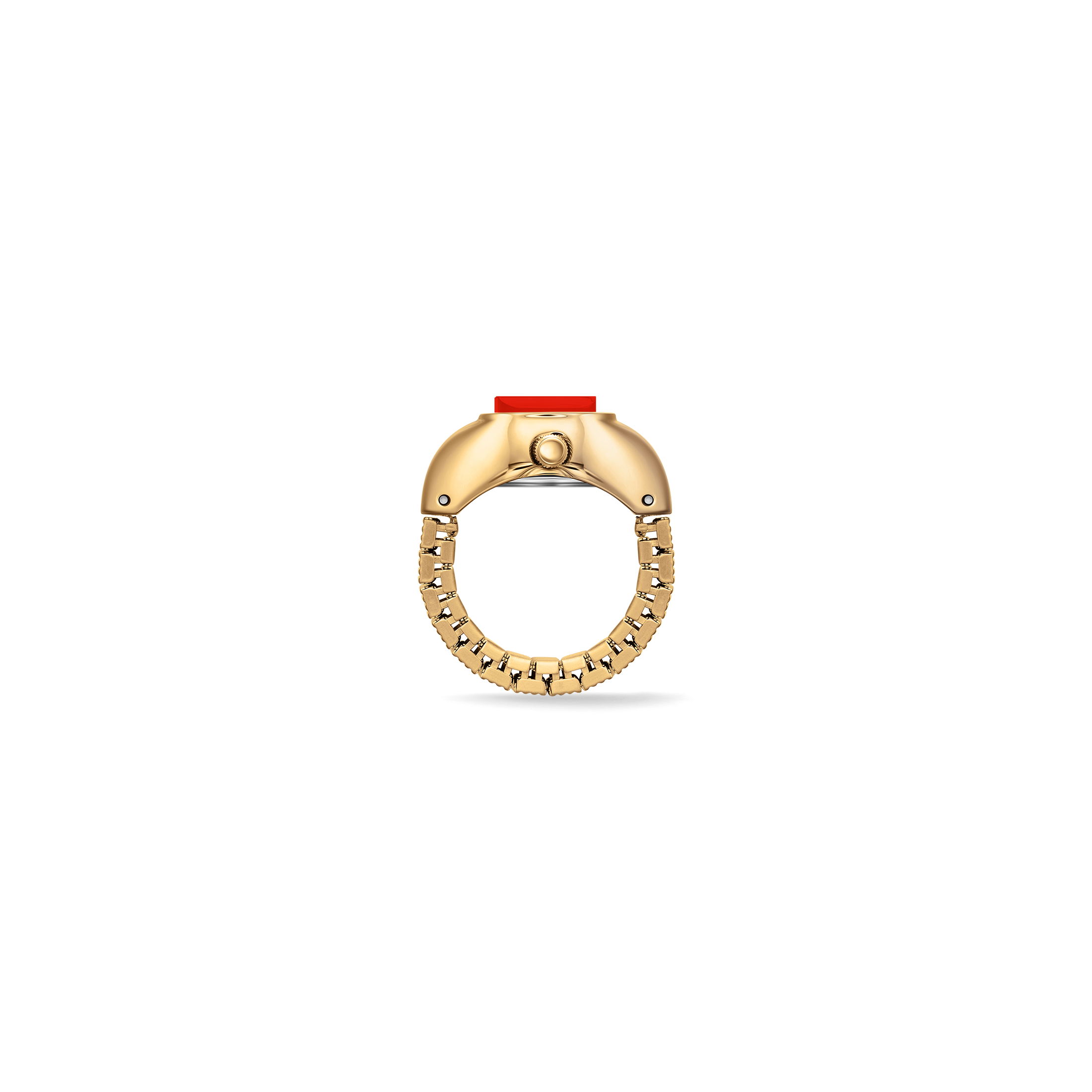 Nocturne Time Ring - Deep Gold/Flame