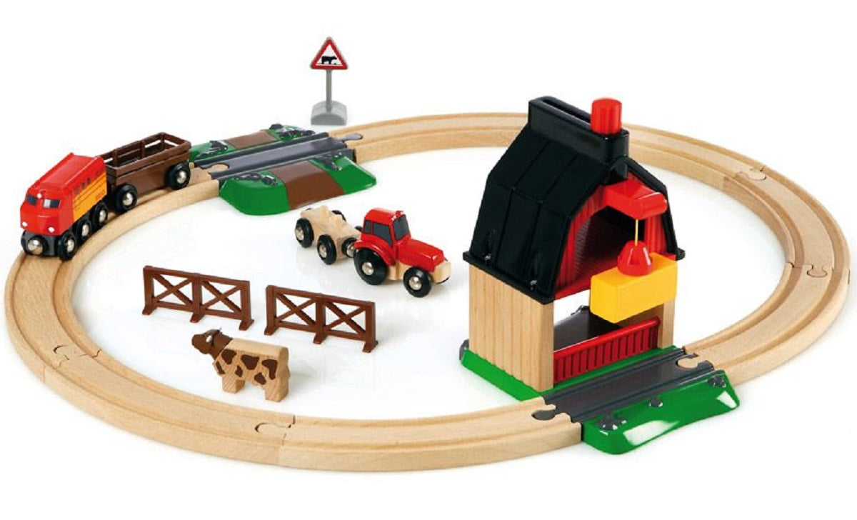 Brio Farm Train Set