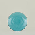Glass Salad Plate - Peacock