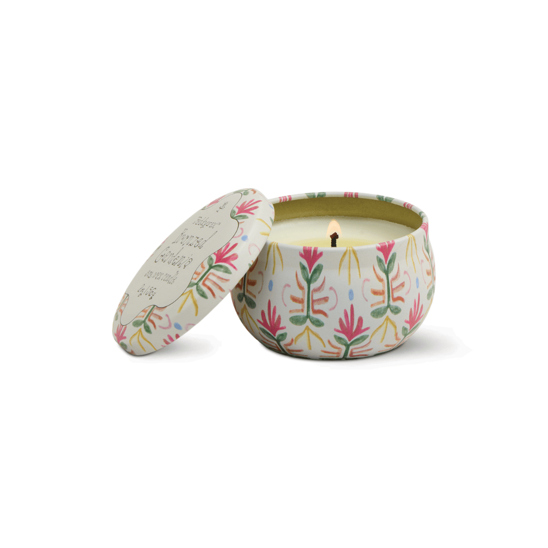 Bronzed Gardenia - Tulip 2 oz Tin Candle