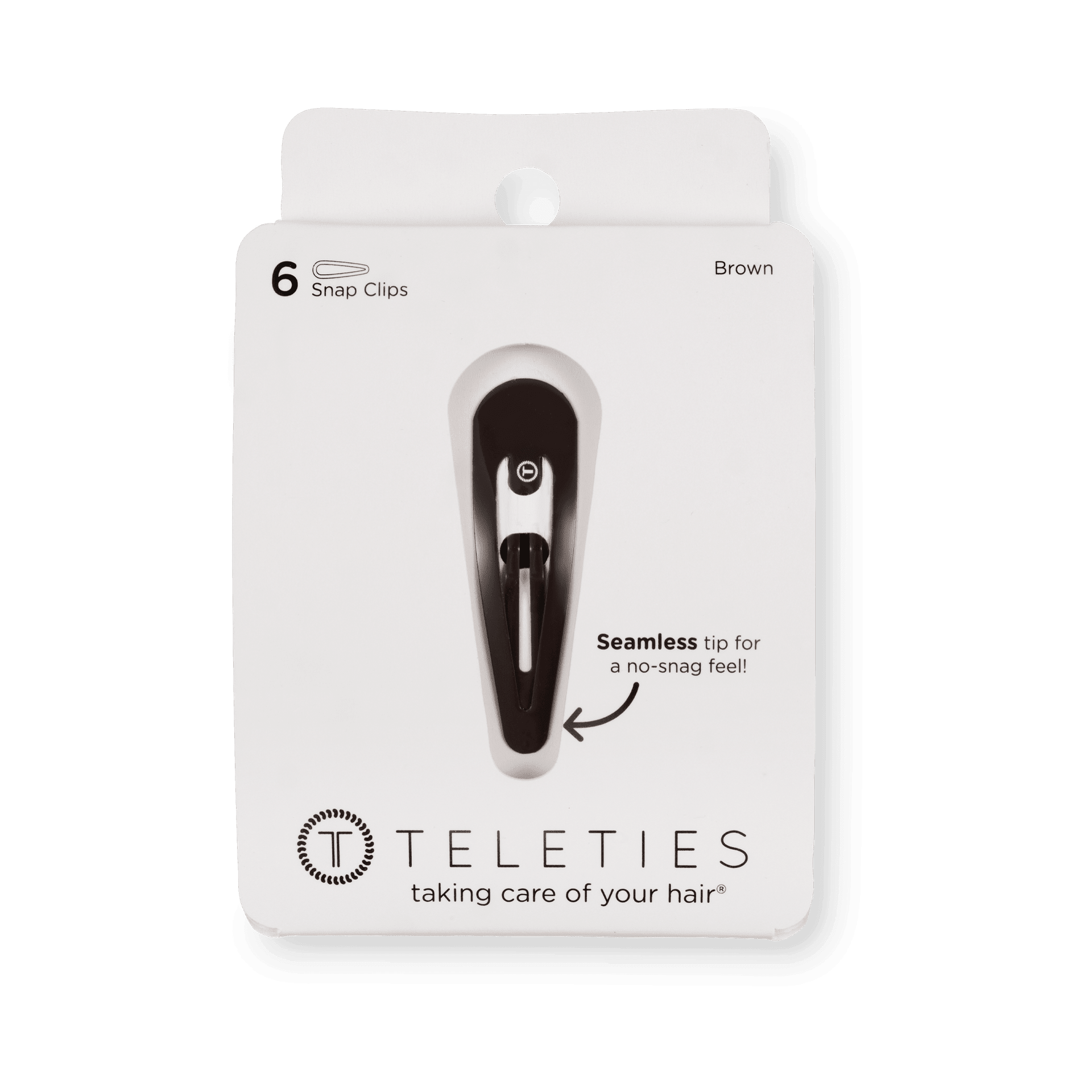 Brown Snap Clip (6Ct)