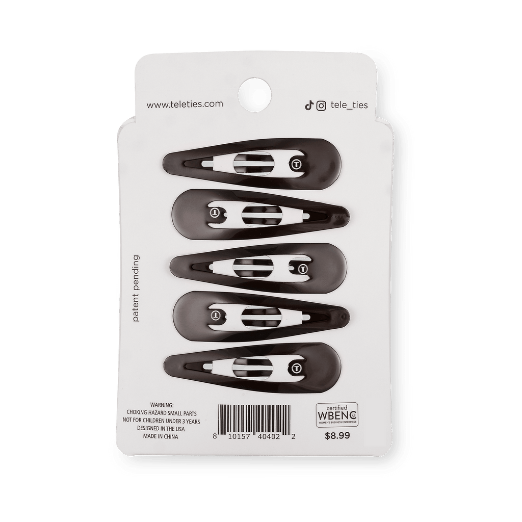 Brown Snap Clip (6Ct)