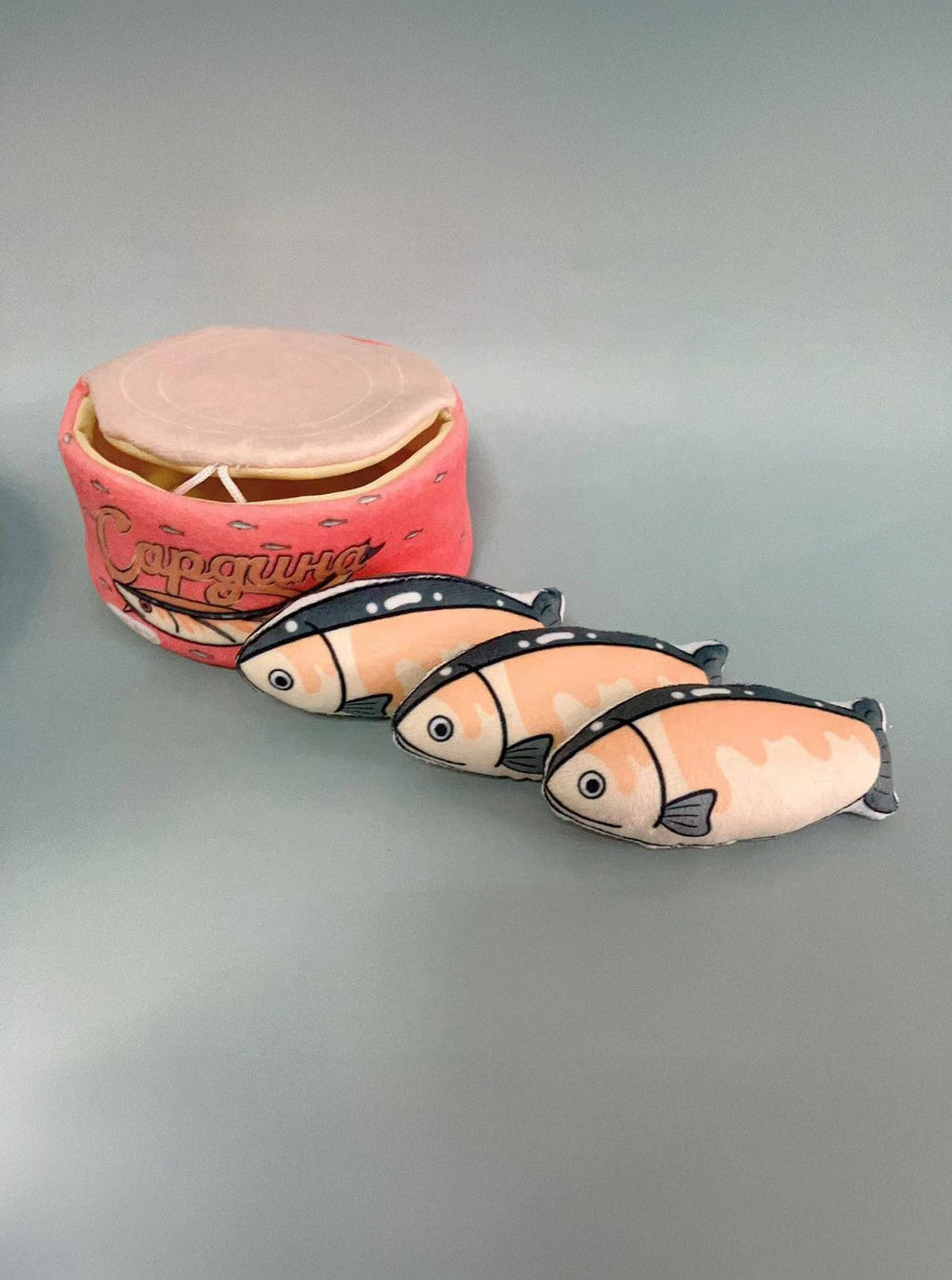 FISH CAN CAT TOY
